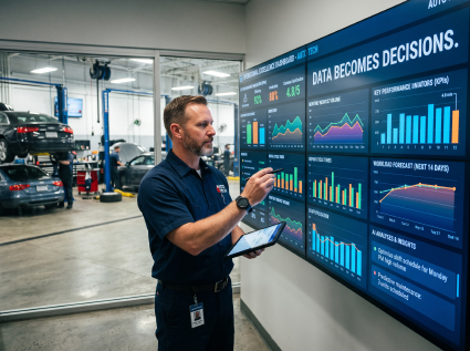 Beratung mit KI-Dashboard fuer bessere Prozesse